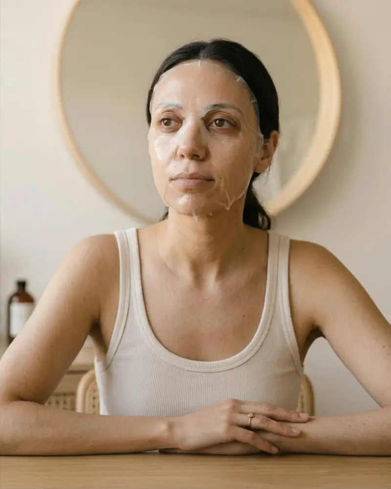 glowing skin transformation