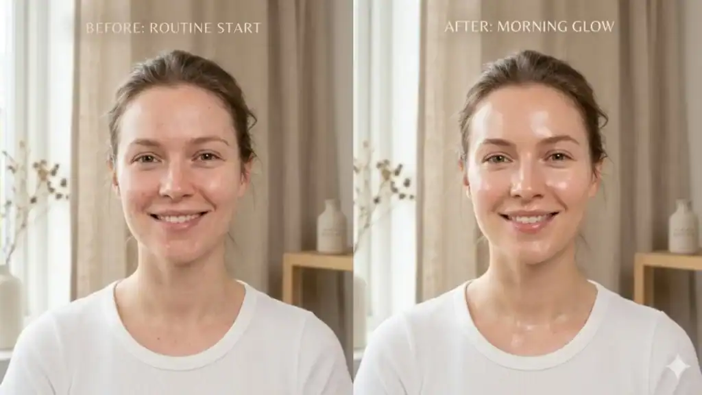 overnight routine for dull puffy skin